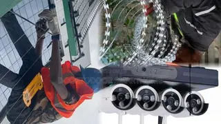 Razor Mesh Electric Fence Installation