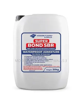 20l Super Bond SBR Latex Waterproof Admixture - Mortar and Concrete