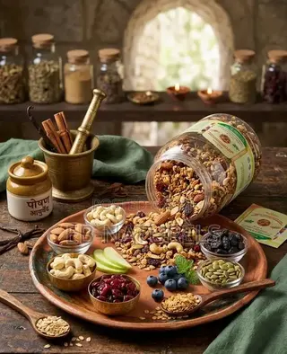 High Protein Fiber Rich Essential Granola Nutriplus