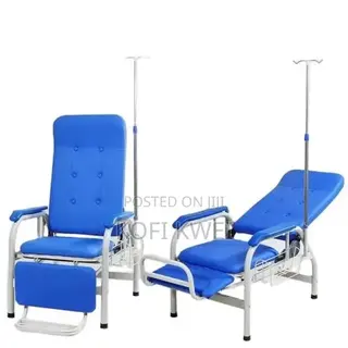 Medical Infusion Chair With an Iv Pole