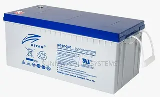 DG 12v 200Ah Ritar Solar GEL Battery