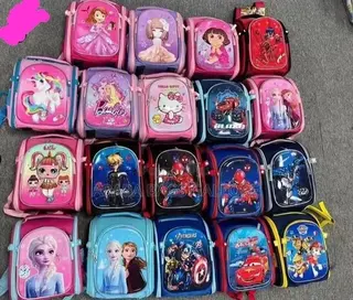 Quality Cartoon Box School Bag for Kids