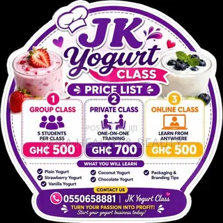 Yogurt Making Training Class