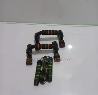 Push Up Bar + Skipping Rope
