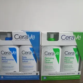 CeraVe Facial Cleanser and Lotion