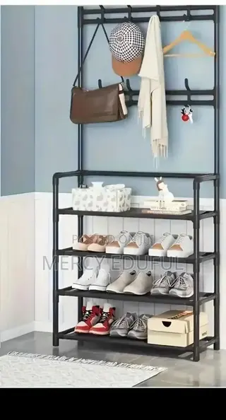 Shoe Racks and Plastic Wardrobe