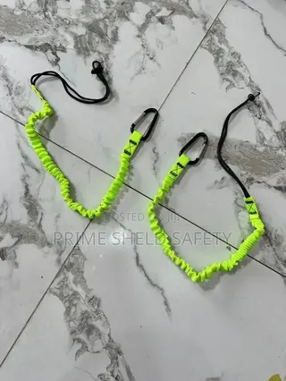 Double Leg Elastic Safety Tool Lanyard With Carabiners