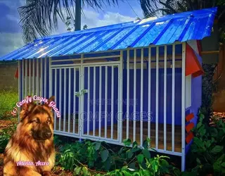 Extra- Robust Large Double Galvanized Steel Comfy Dog Cage