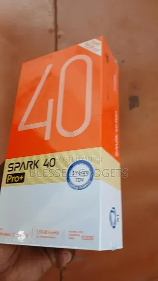 New Tecno Spark 40 Pro+ 256 GB Black
