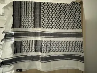 White Jalabiya Scarf