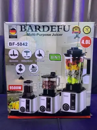 BARDEFU 8-in-1 Blender & Juicer 4L