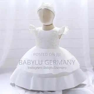 White Dress for Girls 4 to 7 Years