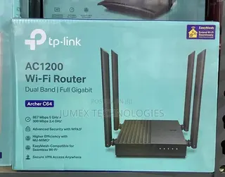 TP-Link ARCHER C64 AC1200 Wi-Fi Router Dual Band | Full Gigabit