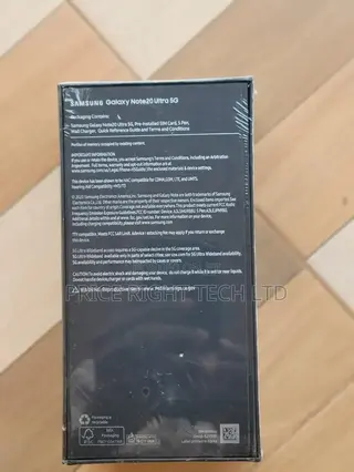 New Samsung Galaxy Note 20 Ultra 5G 256 GB Black