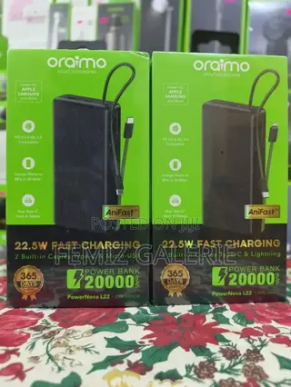 Oraimo PowerNova L22 20000mAh Power Bank