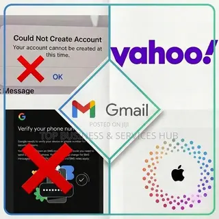 Account Creation ( Gmail, Apple Account , Yahoo, Apple Id, Hotmail )