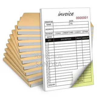 Invoice, Receipts and Call Cards