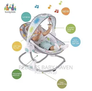 Koniq Kids Baby Bouncer With Lightup Toy Bar