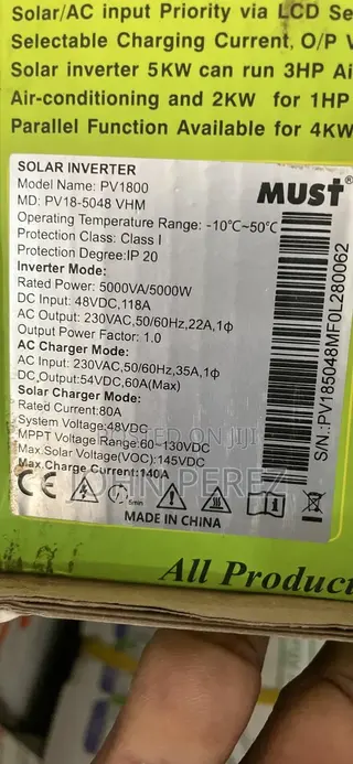 48v 5kw Must Hybrid Inverter