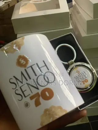 Printed Mug And Keyring Set