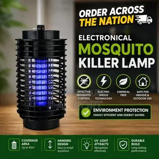 HK-1107 – Electronic Mosquito Killer Lamp – Black