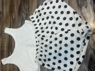Fluffy Fashionable Top and Short Sleepwear/ Walkabout