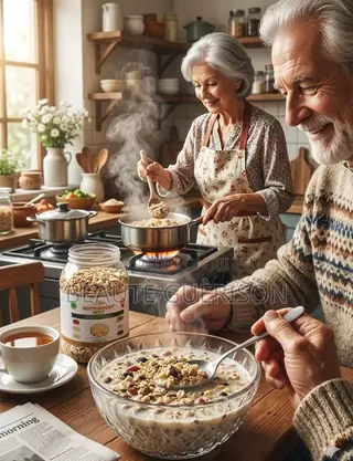 A Highly Nutrient-Dense/8-In1 Mix Fiber-Rich Protein-Packed Meal .