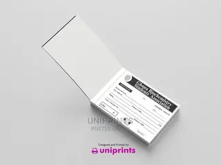 Receipt Book Printing at Cheap Price in Knust
