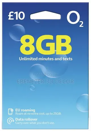 UK O2 SIM Card