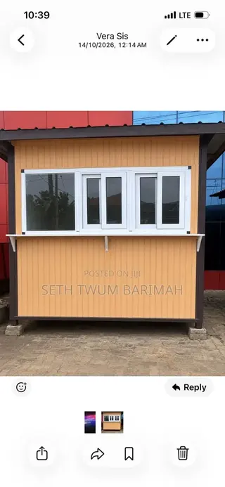 Wooden Food Vending Cabin for Sale With Aluminium Windows