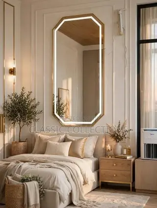 Luxury Full-Length Led Wall Mirror - Touch Sensor and 3 Light Colours