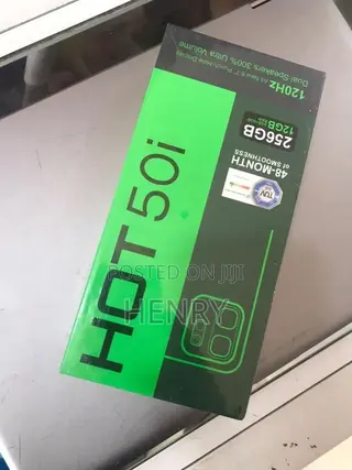 New Infinix Hot 50i 256 GB Black