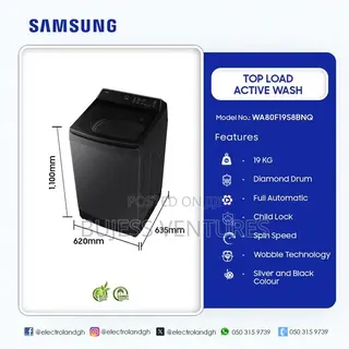 Samsung 19kg Top Load Active Washing Machine