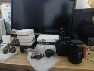 Panasonic Lumix Gh5 + Sigma 18-35mm 1.8 + Cage and Other Accessories