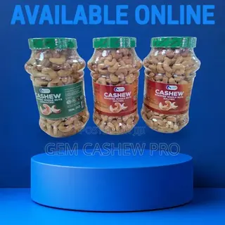 750g GEM Cashew Pro Roasted Whole Nuts (Salted, Unsalted, Moringa)