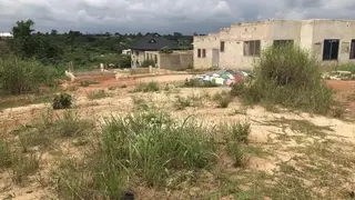 Half Plot of Land for Sale at Safo,the Site Is a Well Developed Site.