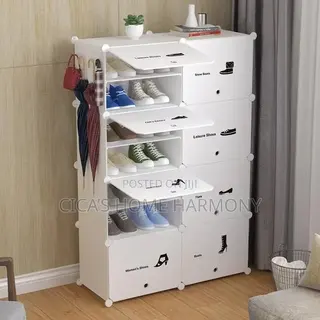 Plastic Cube Shoe Rack
