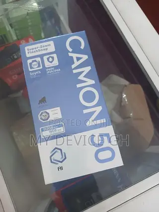 New Tecno Camon 50 256 GB Black