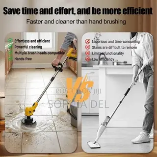 Electric Spin Scrubber 20V Bathroom, Tiles, Floors, Car