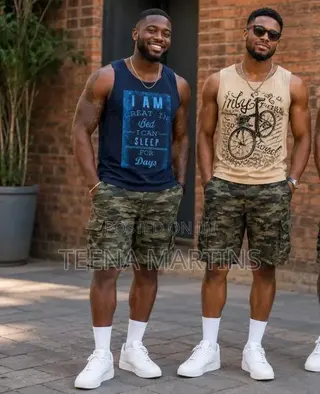 Men's American Size Sleeveless Top