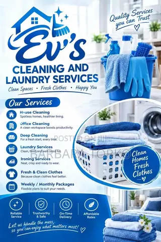 Door to Door Cleaning and Laundry Services