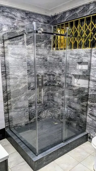 Frameless Shower Unit, Balustrades Office Front Etc
