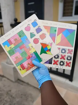 3 in 1 Puzzle Board Set (2 Boards)