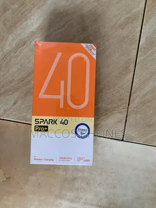 New Tecno Spark 40 Pro+ 256 GB Black