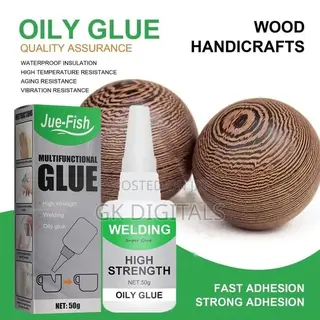 Super Strong Oily Glue – Instant Bond For Wood, Glass, Rubber, More