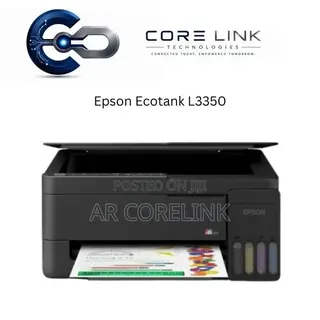 Epson Ecotank L3350-Colored Print Scan Copy A4 003 Ink 33ppm Black