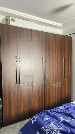 Foreign Wood 3 Double Door Clothe Wardrobe.