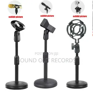 Mini Round Base Desktop Microphone Stand