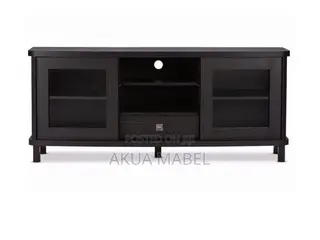 TV Stand/ Cabinet Wood With Sliding Door