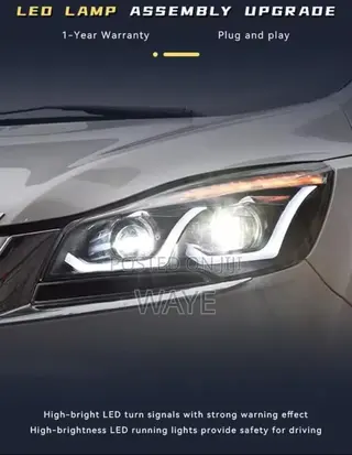 AKD Cars Styling Headlight for Ford Kuga Escape Headlights LED Running